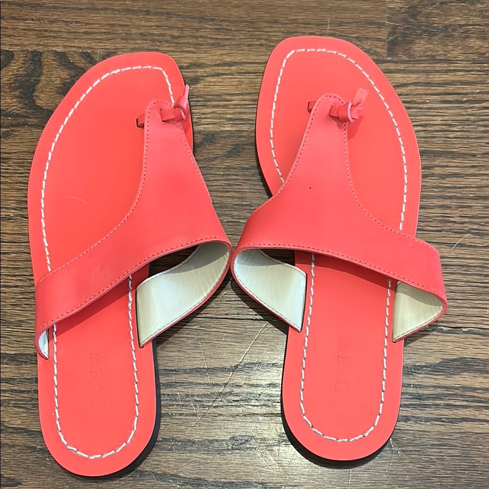 J. Crew Pink Sandals Minimalist Slip-On